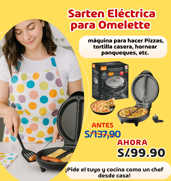 Sarten Eléctrica para Omelette