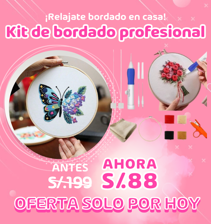 kit de bordado profesional